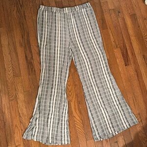 Hayden Blue and White Wide Leg Pants